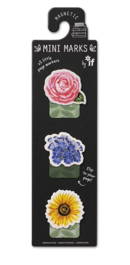 Set 3 semne de carte magnetice - Mini Marks - Flowers | If (That Company Called) - 1 | YEO