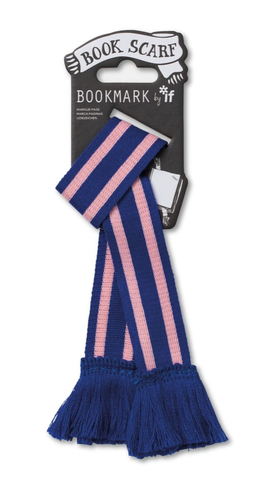 Semn de carte - Book Scarf - Blue and Pink | If (That Company Called) - 2 | YEO