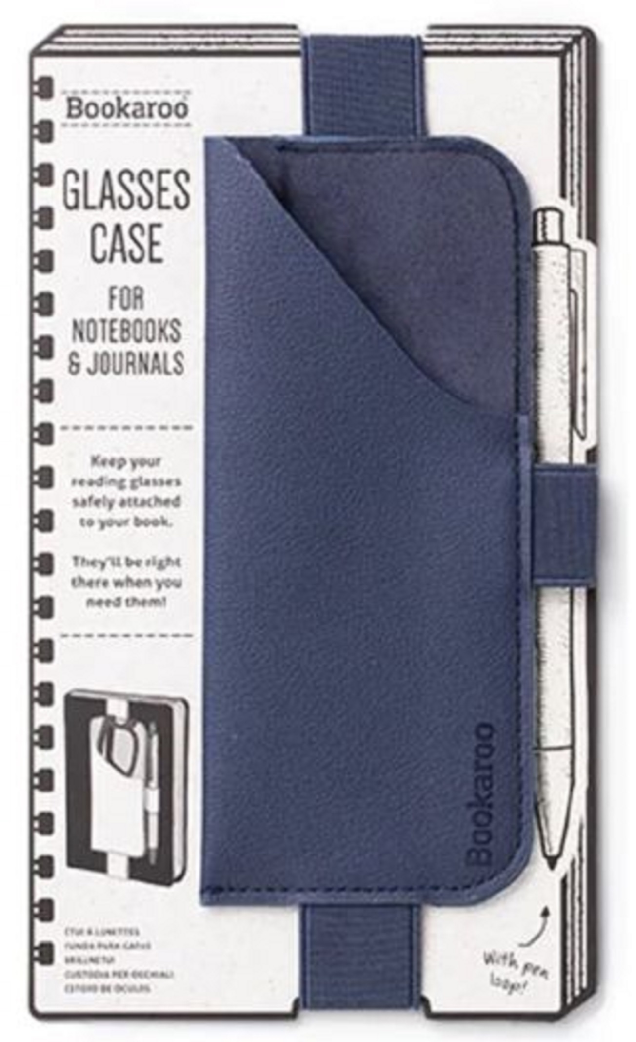 Etui ochelari - Bookaro - Navy | If (That Company Called)