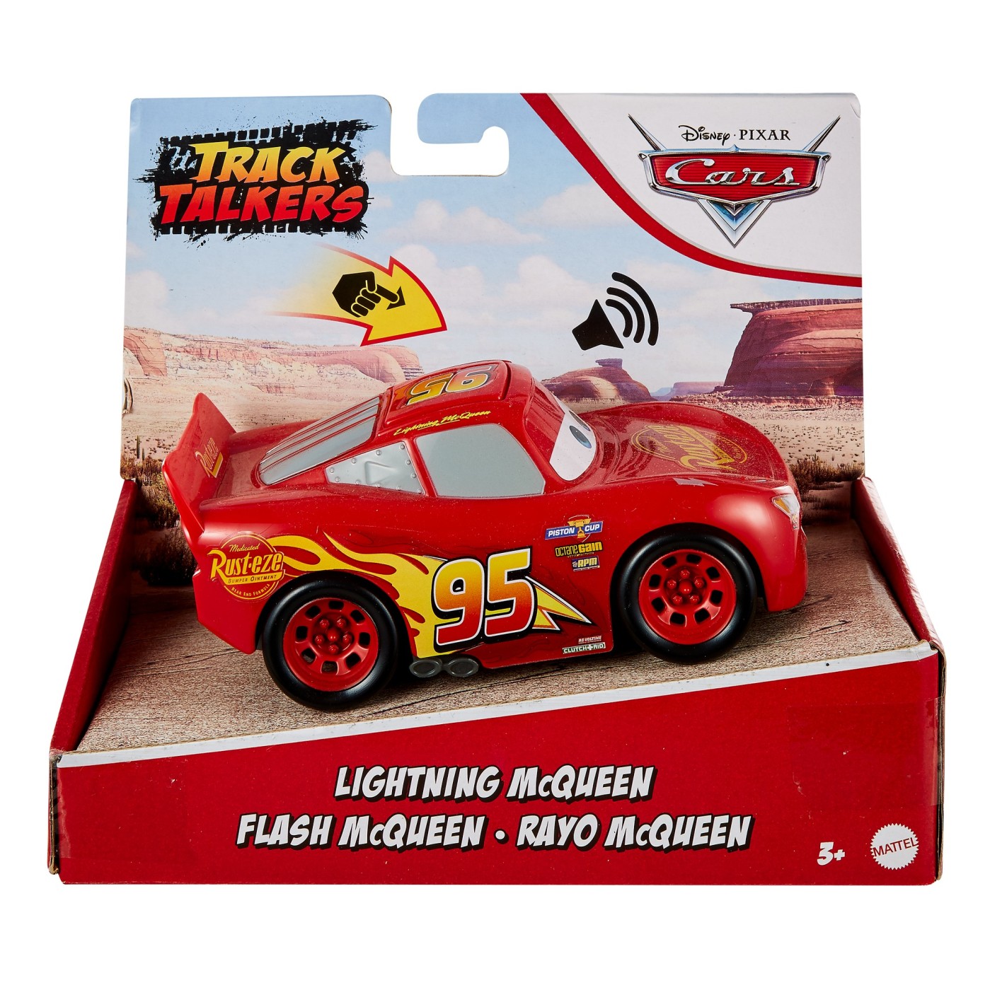 Masina - Disney Cars - Track Talkers: Lighting Mcqueen | Mattel