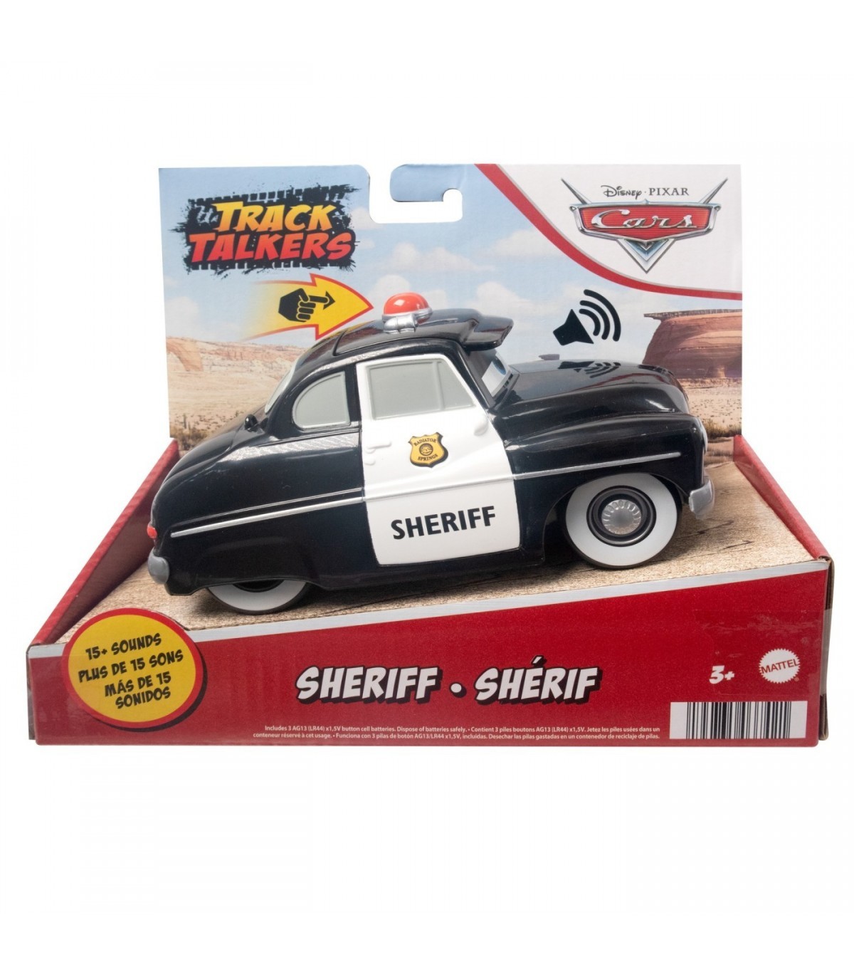 Masina - Disney Cars - Track Talkers: Sherif | Mattel