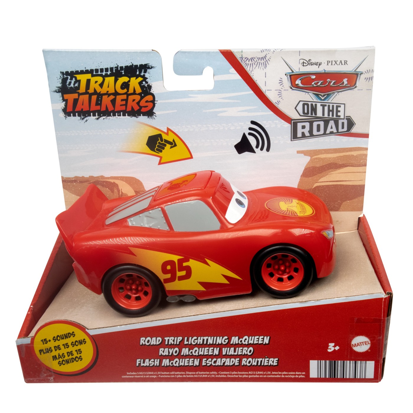 Masina - Disney Cars On The Road - Track Talkers: Road Trip Lightning Mcqueen | Mattel