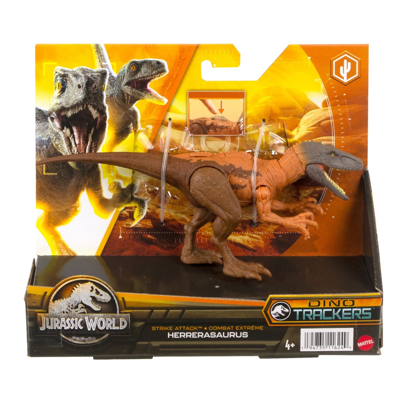 Figurina - Jurassic World - Dino Trackers: Herrerasaurus | Mattel - 5 | YEO