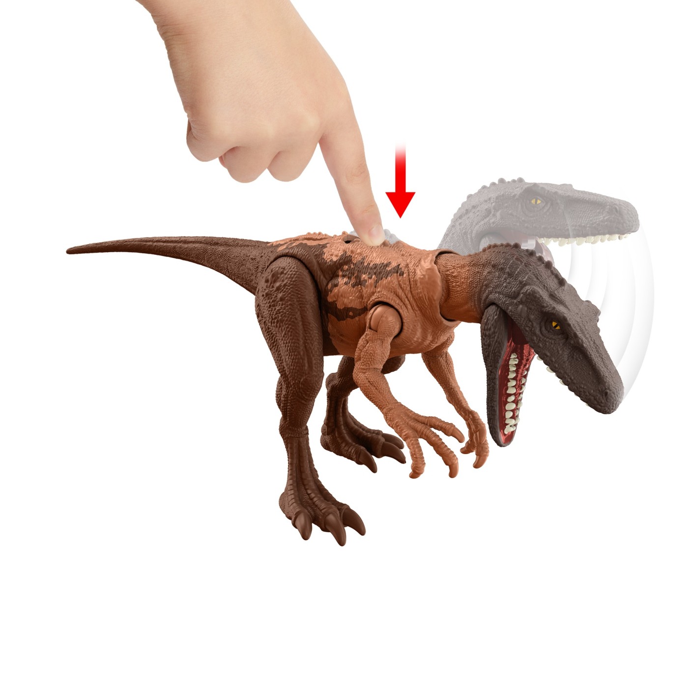 Figurina - Jurassic World - Dino Trackers: Herrerasaurus | Mattel - 2 | YEO