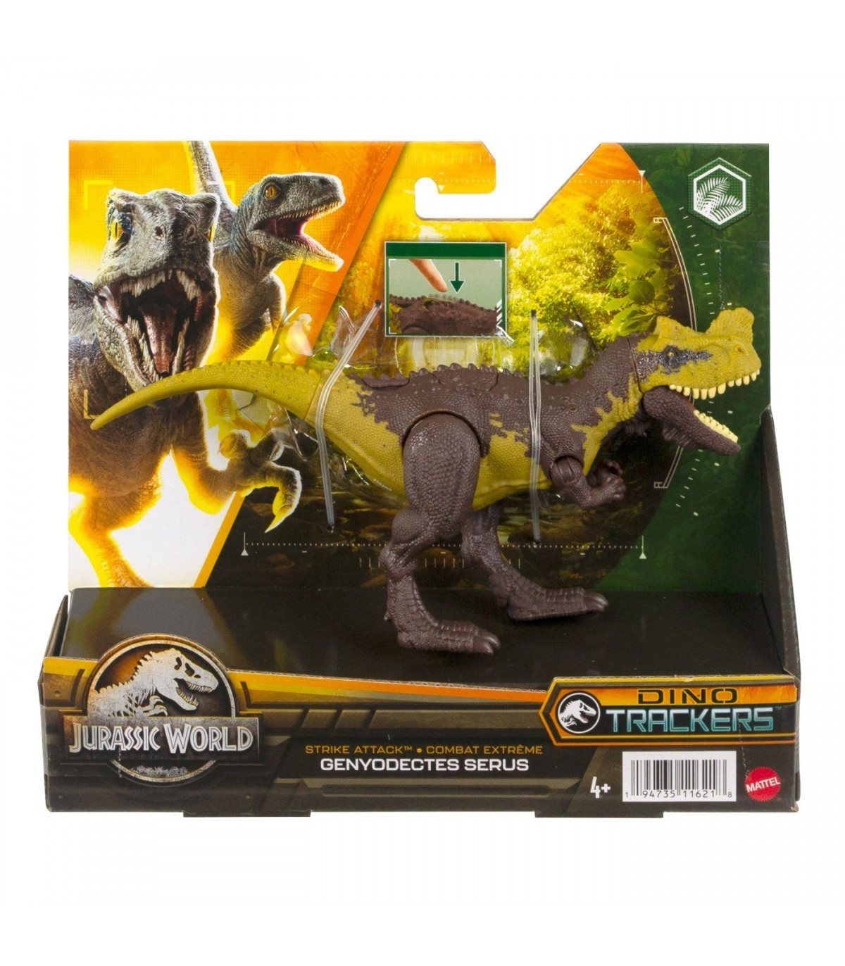 Figurina - Jurassic World - Dino Trackers: Genyodectes Serus | Mattel