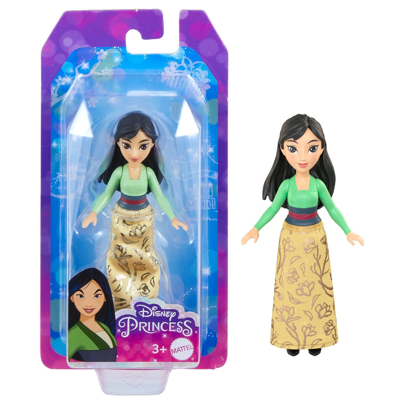 Figurina - Disney Princess - Mulan, 9cm | Mattel - 5 | YEO