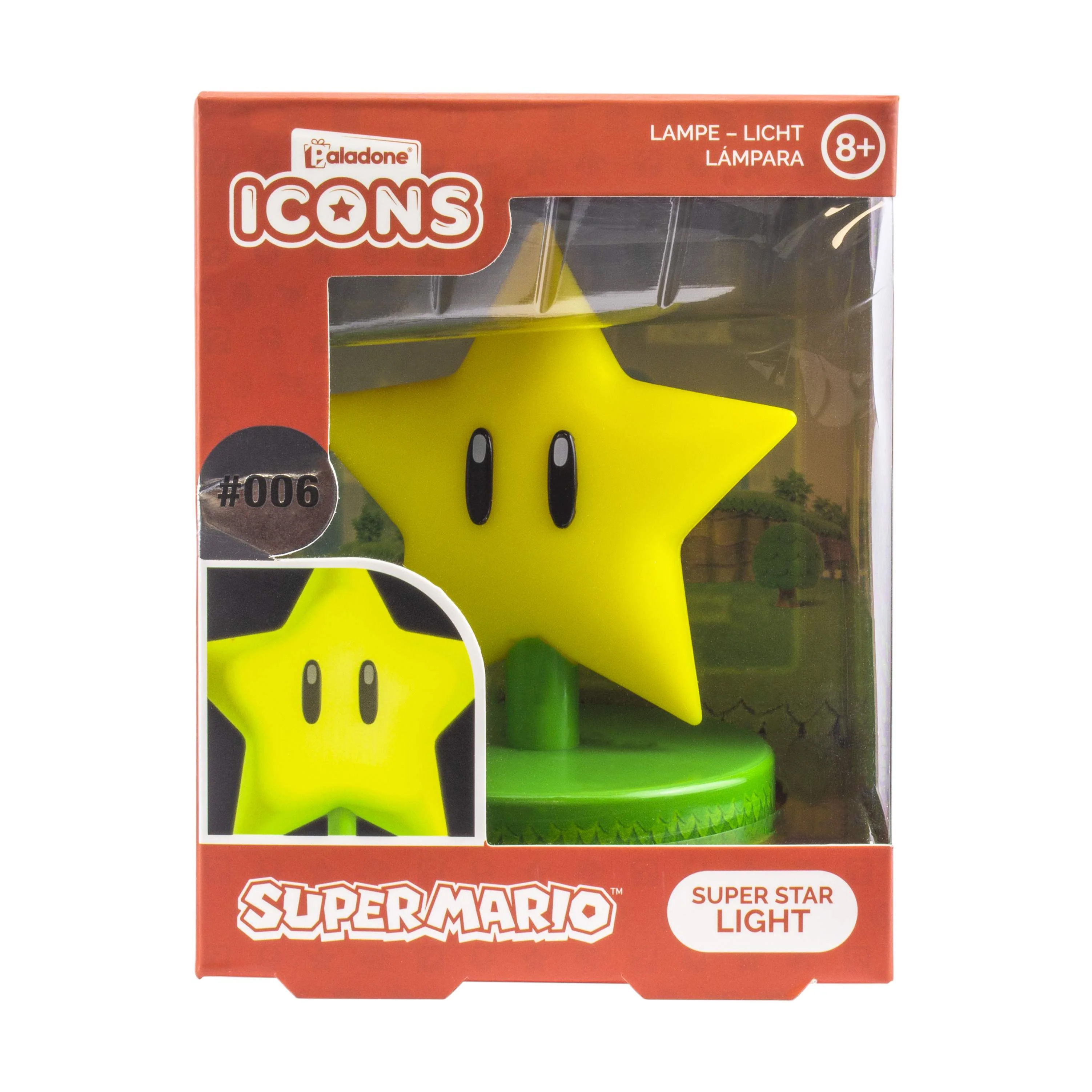 Lampa - Icons - Super Mario Super Star Light | Paladone - 3 | YEO