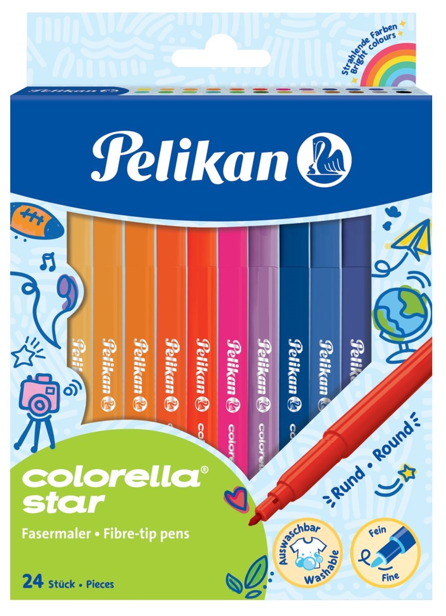 Set 24 carioci - Colorella Star | Pelikan