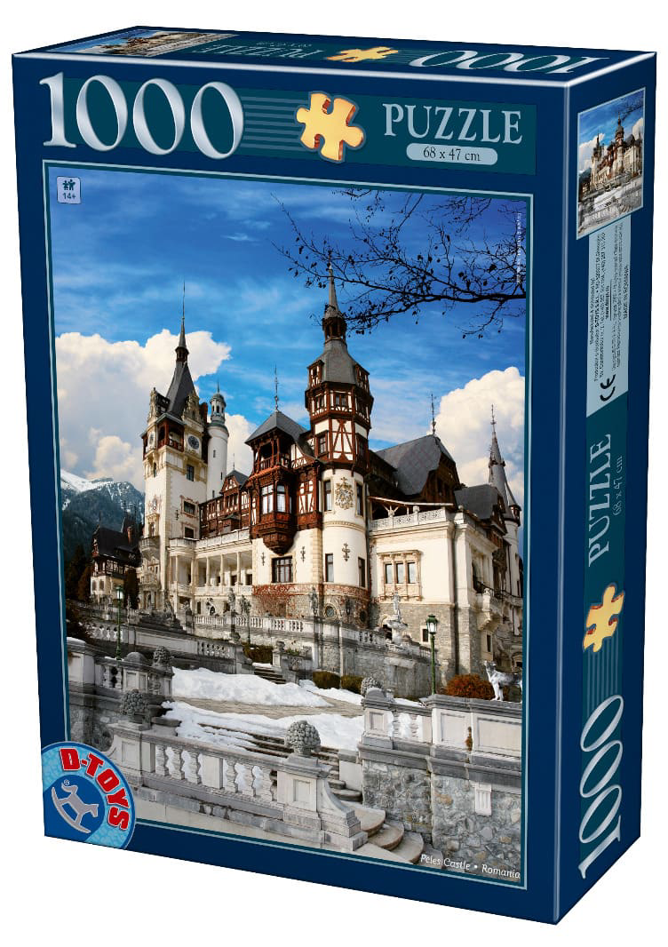 Puzzle 1000 piese - Castelul Peles - Ziua | D-Toys