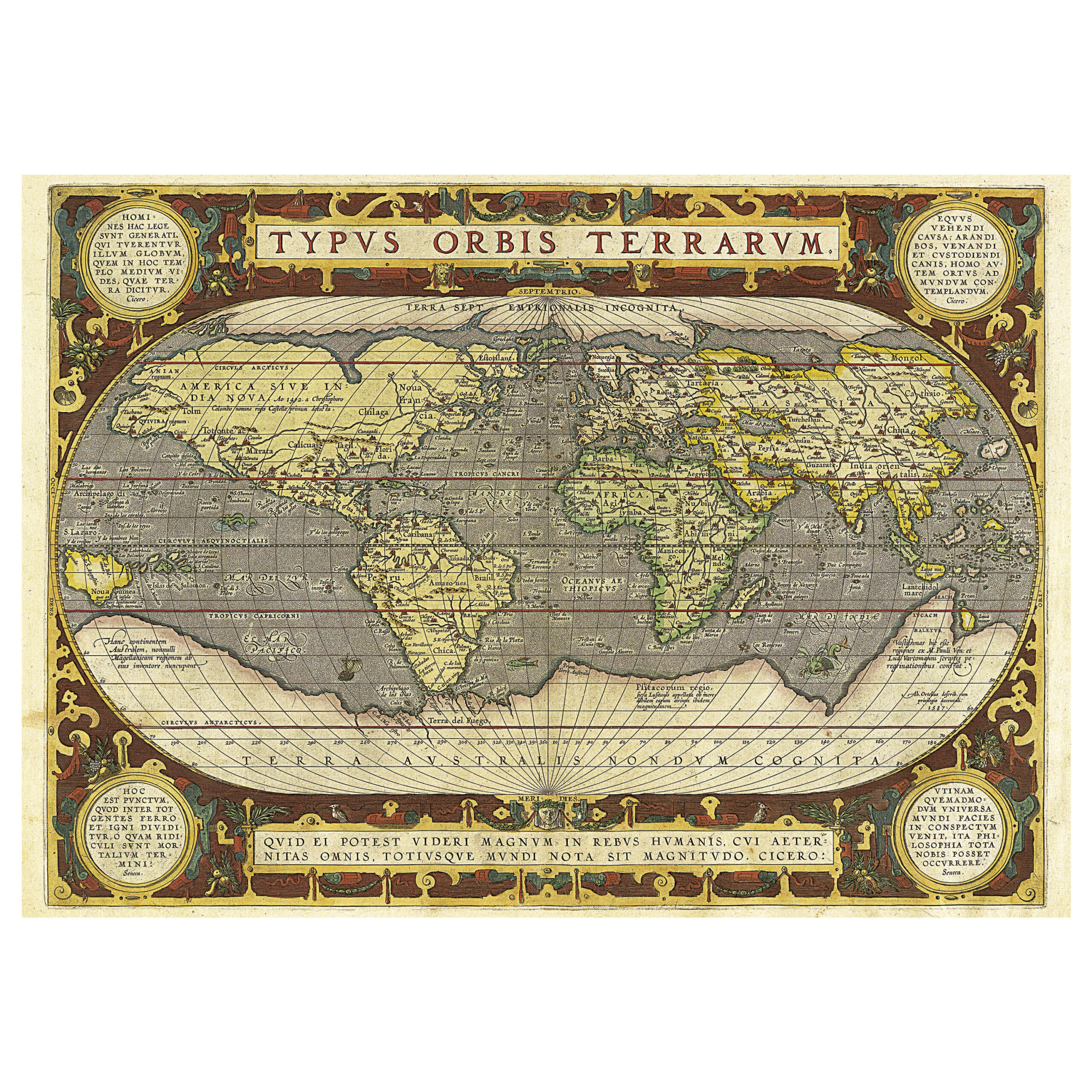 Puzzle 2000 piese - Map Of The World | Educa - 1