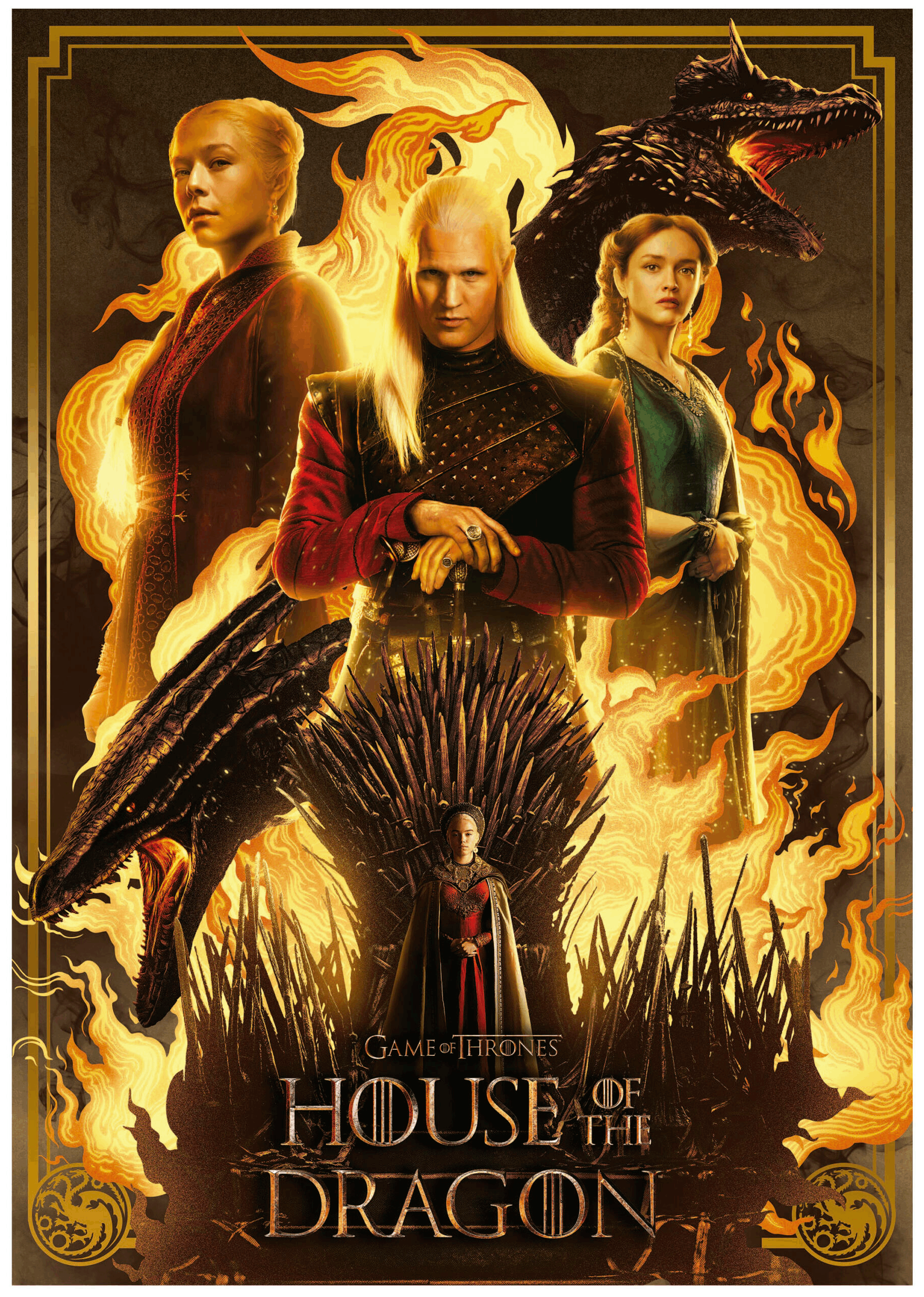 Puzzle 1000 piese - Game of Thrones - House Of The Dragon | Educa - 1