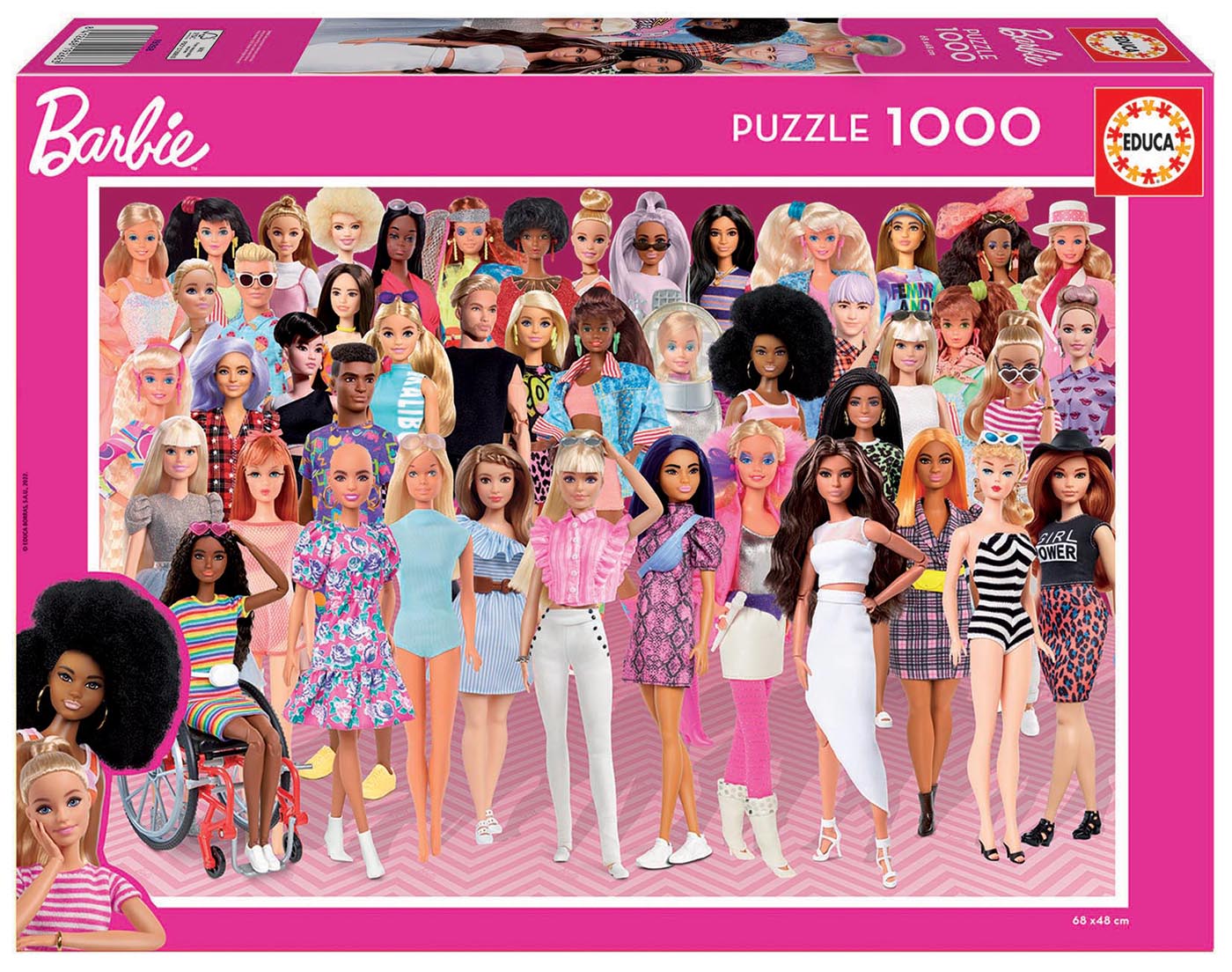 Puzzle 1000 piese - Barbie | Educa