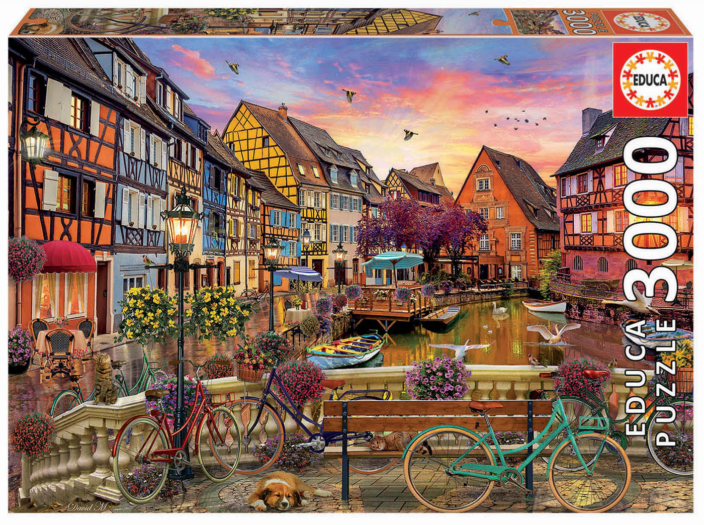 Puzzle 3000 piese - Colmar - France | Educa