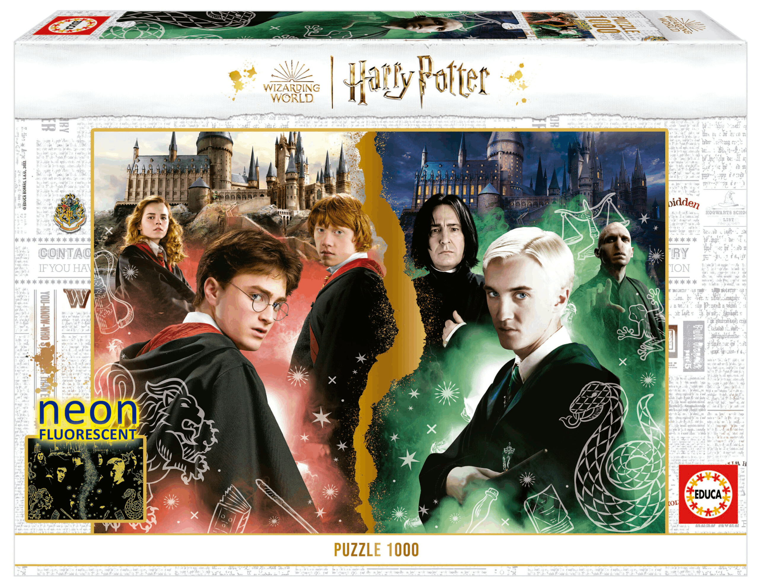 Puzzle 1000 piese - Harry Potter - Neon - Model 2 | Educa
