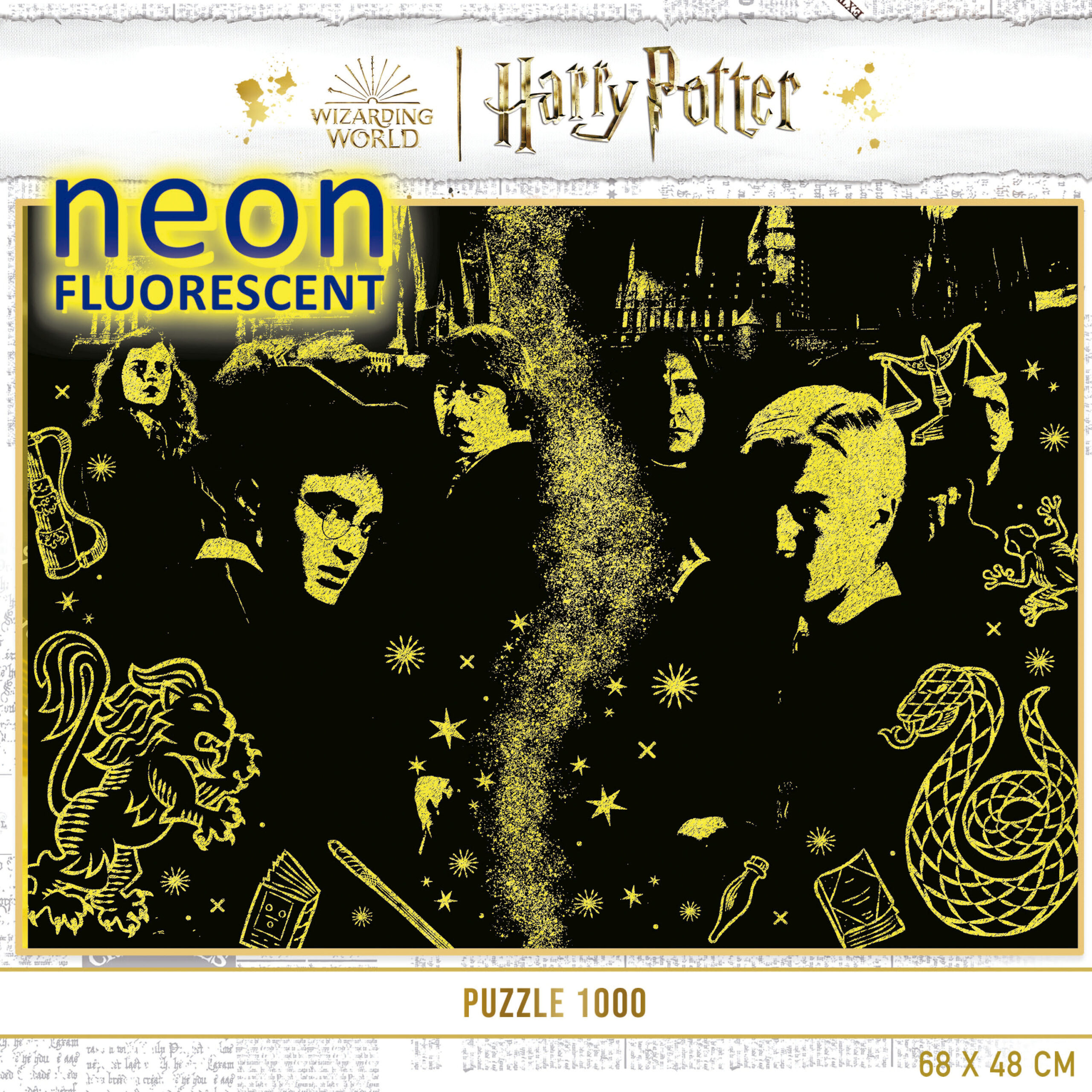 Puzzle 1000 piese - Harry Potter - Neon - Model 2 | Educa - 3