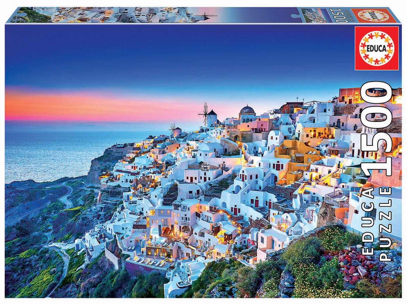 Puzzle 1500 piese - Santorini
