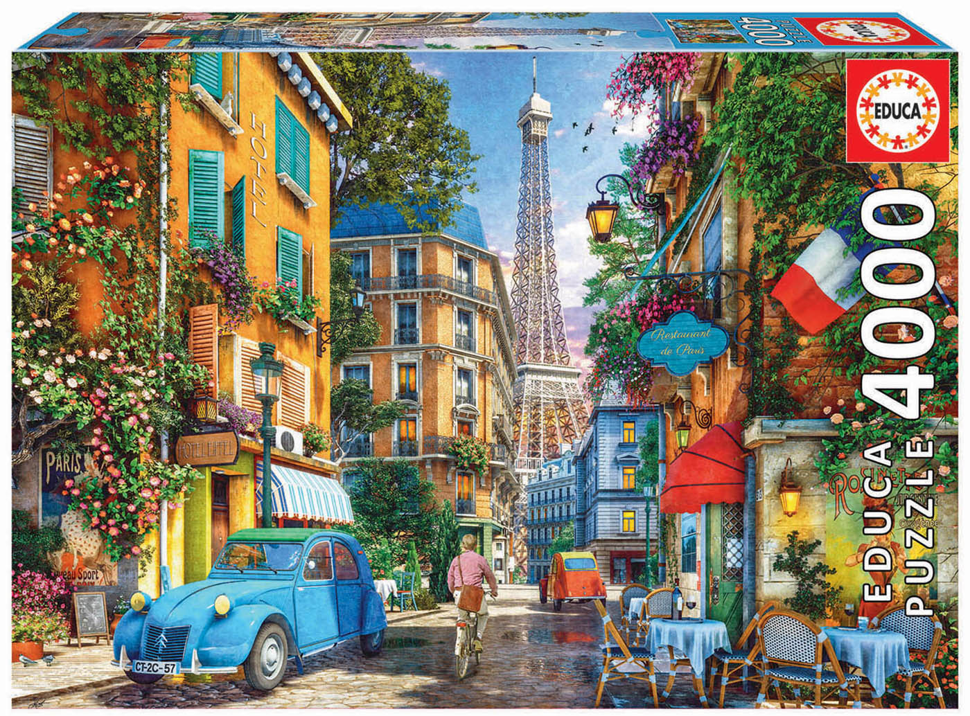 Puzzle 4000 piese - The Old Streets of Paris | Educa - 1 | YEO