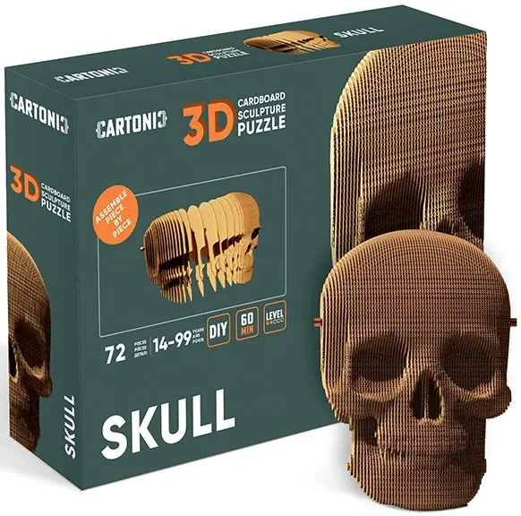 Puzzle 3D - Skull | Cartonic - 3
