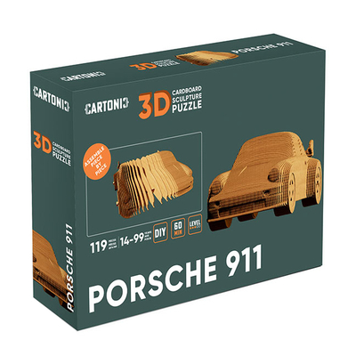 Puzzle 3D - Porsche 911 | Cartonic - 4