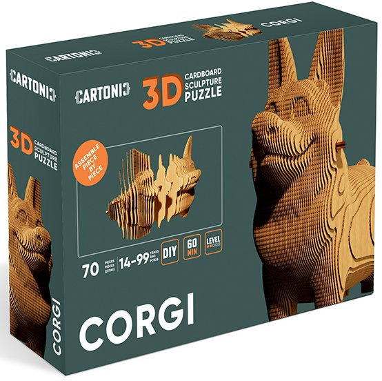 Puzzle 3D - Corgi | Cartonic - 1