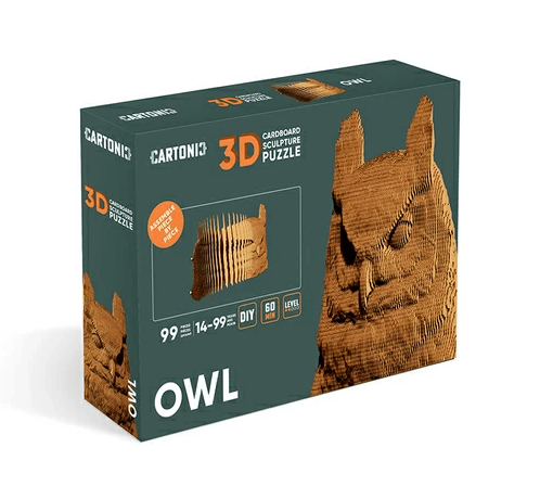 Puzzle 3D - Owl | Cartonic - 5 | YEO