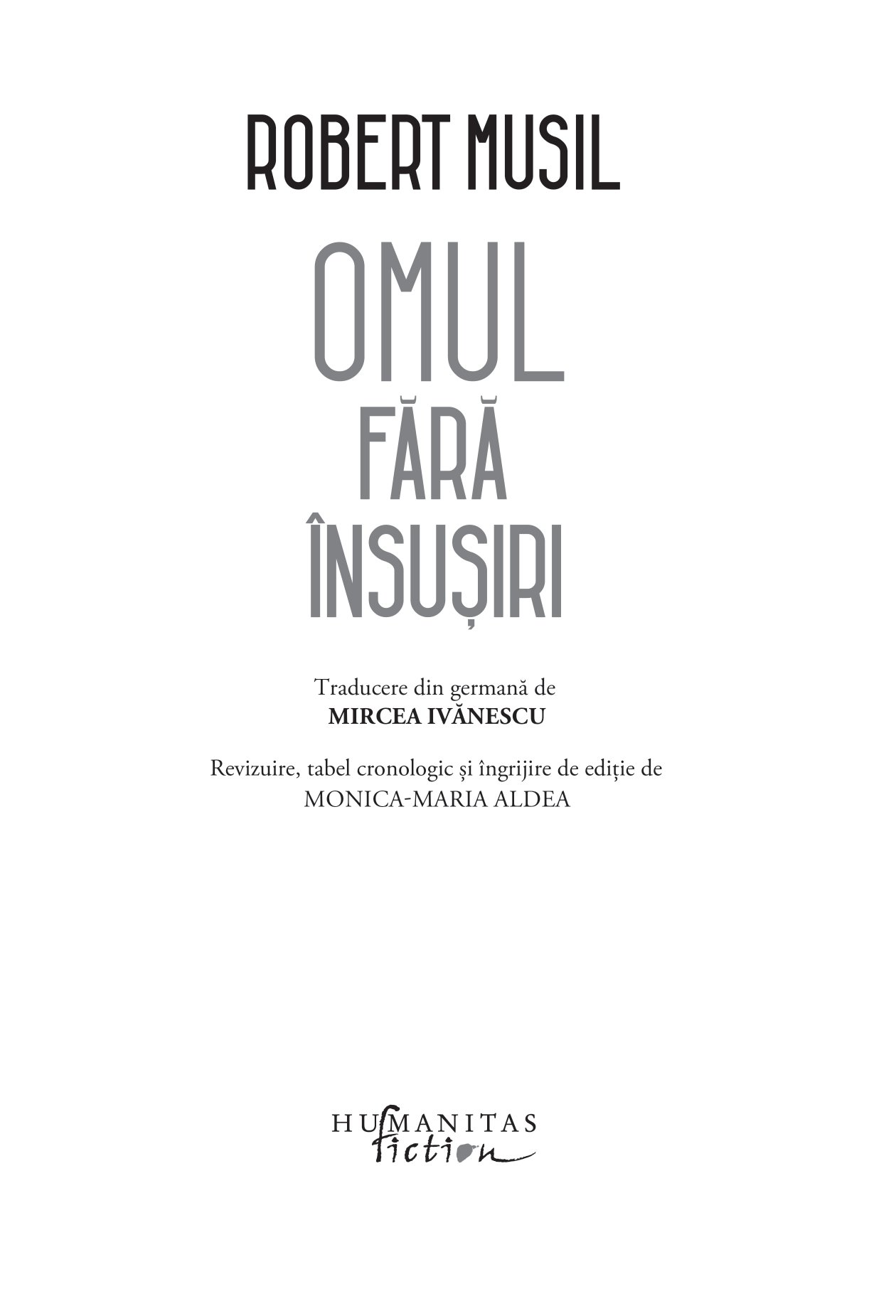 Omul fara insusiri | Robert Musil