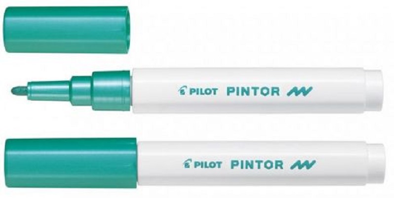 Marker - Pilot Pintor - Verde metalizat - Fin | Pilot