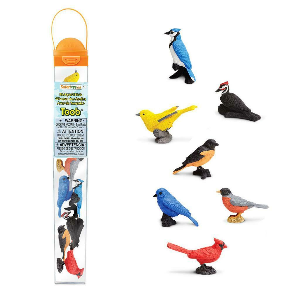 Tub cu figurine - Backyards Birds | Safari - 2 | YEO