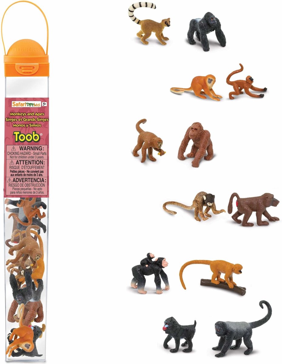 Tub cu figurine - Maimute | Safari