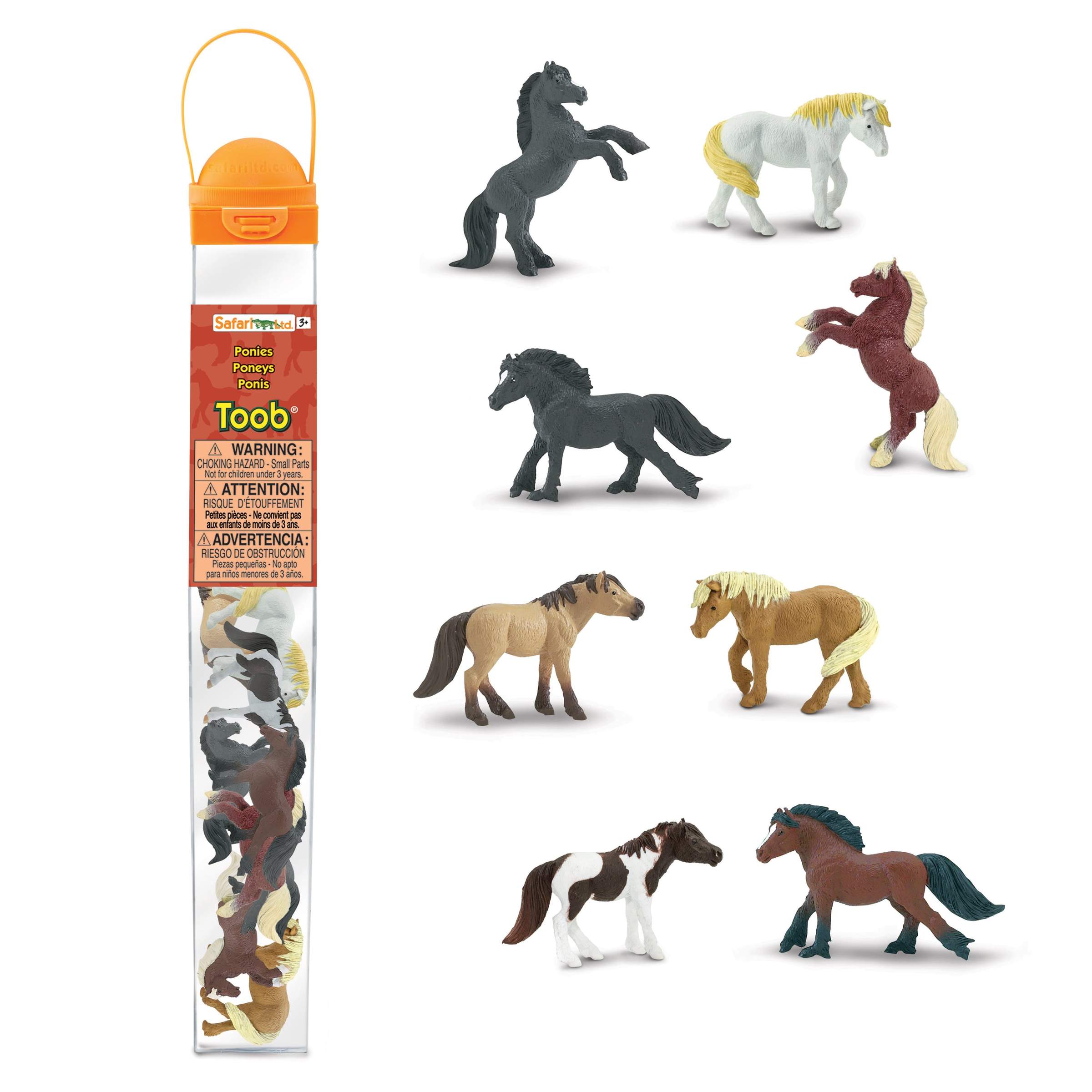 Tub cu figurine - Ponies | Safari - 2 | YEO