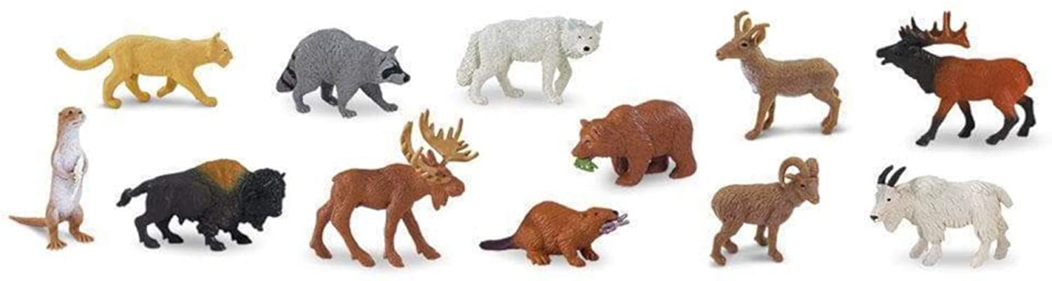 Tub cu figurine - North American Wildlife | Safari