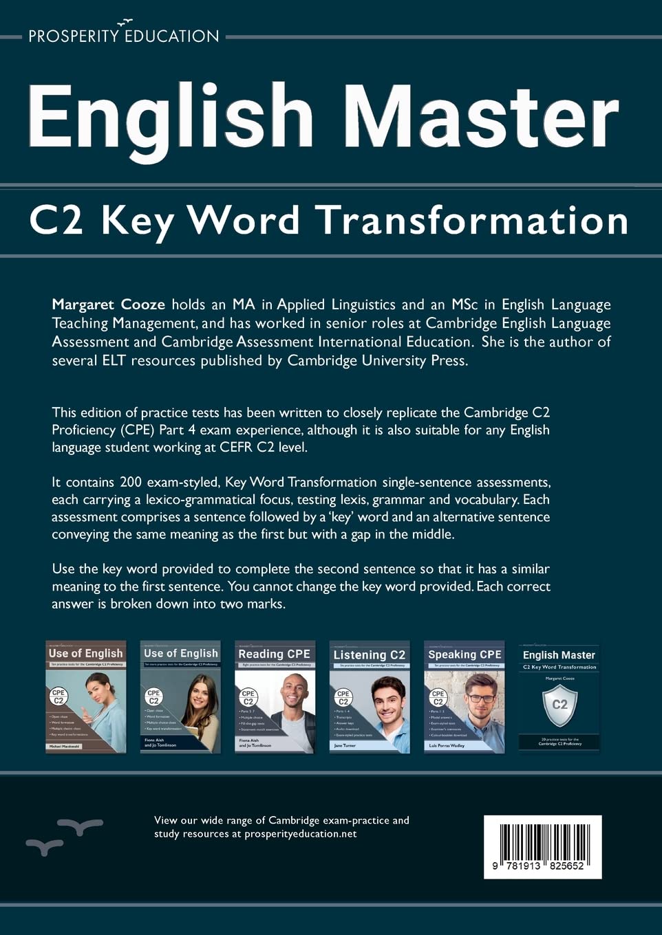 English Master C2 Key Word Transformation | Jane Turner