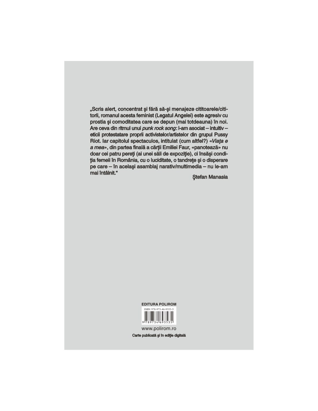 Viata e a mea  | Emilia Faur