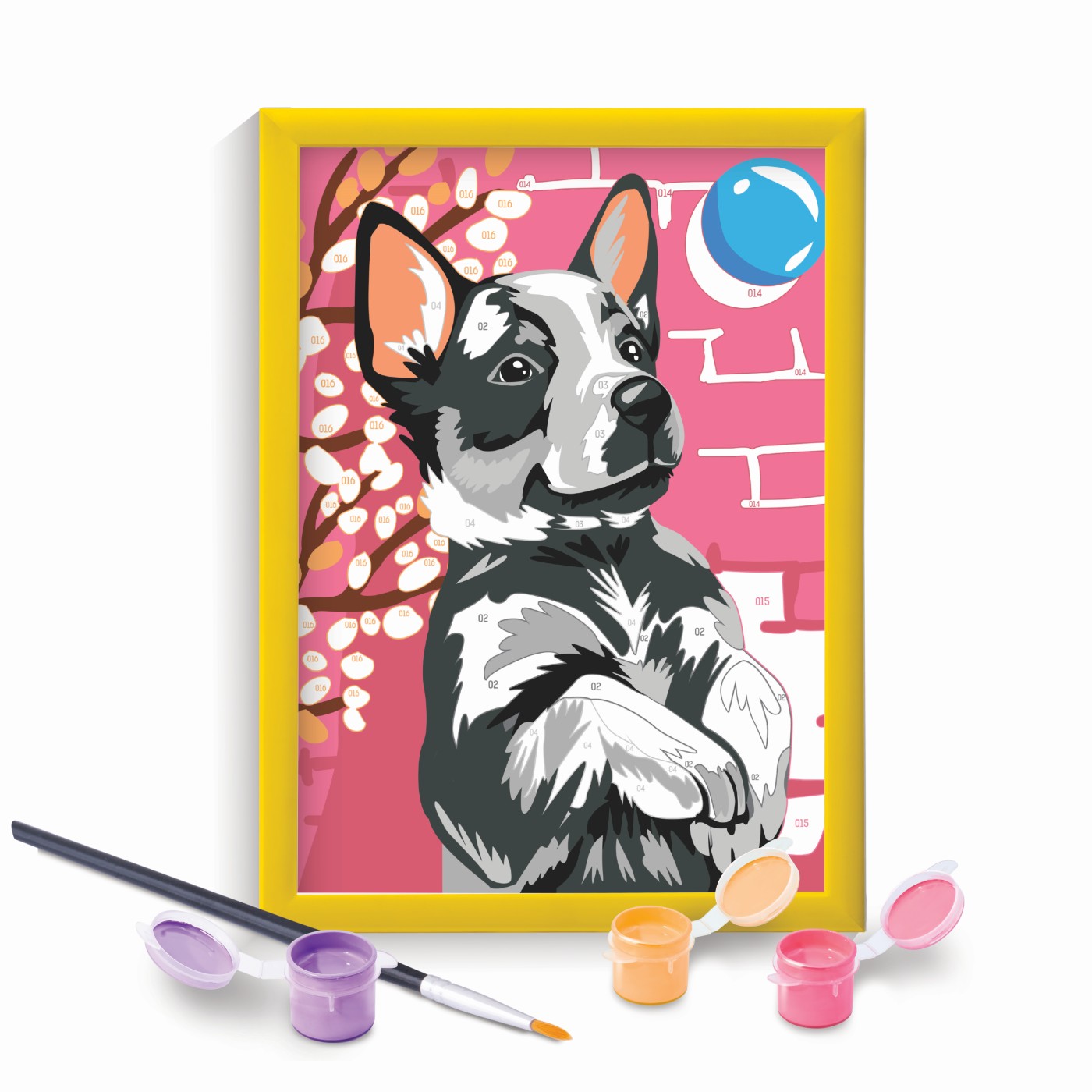 Set pictura - Paint & Frame - Husky jucaus | As - 2 | YEO