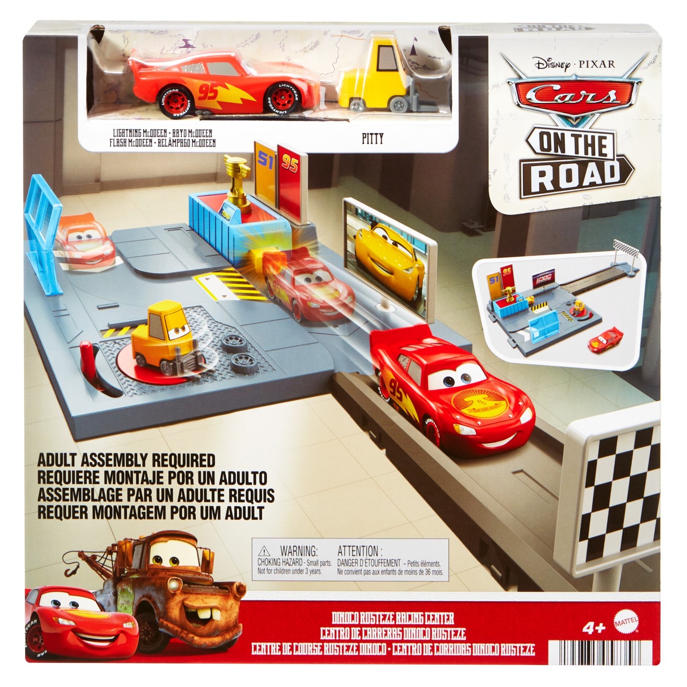 Set de joaca - Disney Cars On The Road - Dinoco Rusteze Racing Center | Mattel 