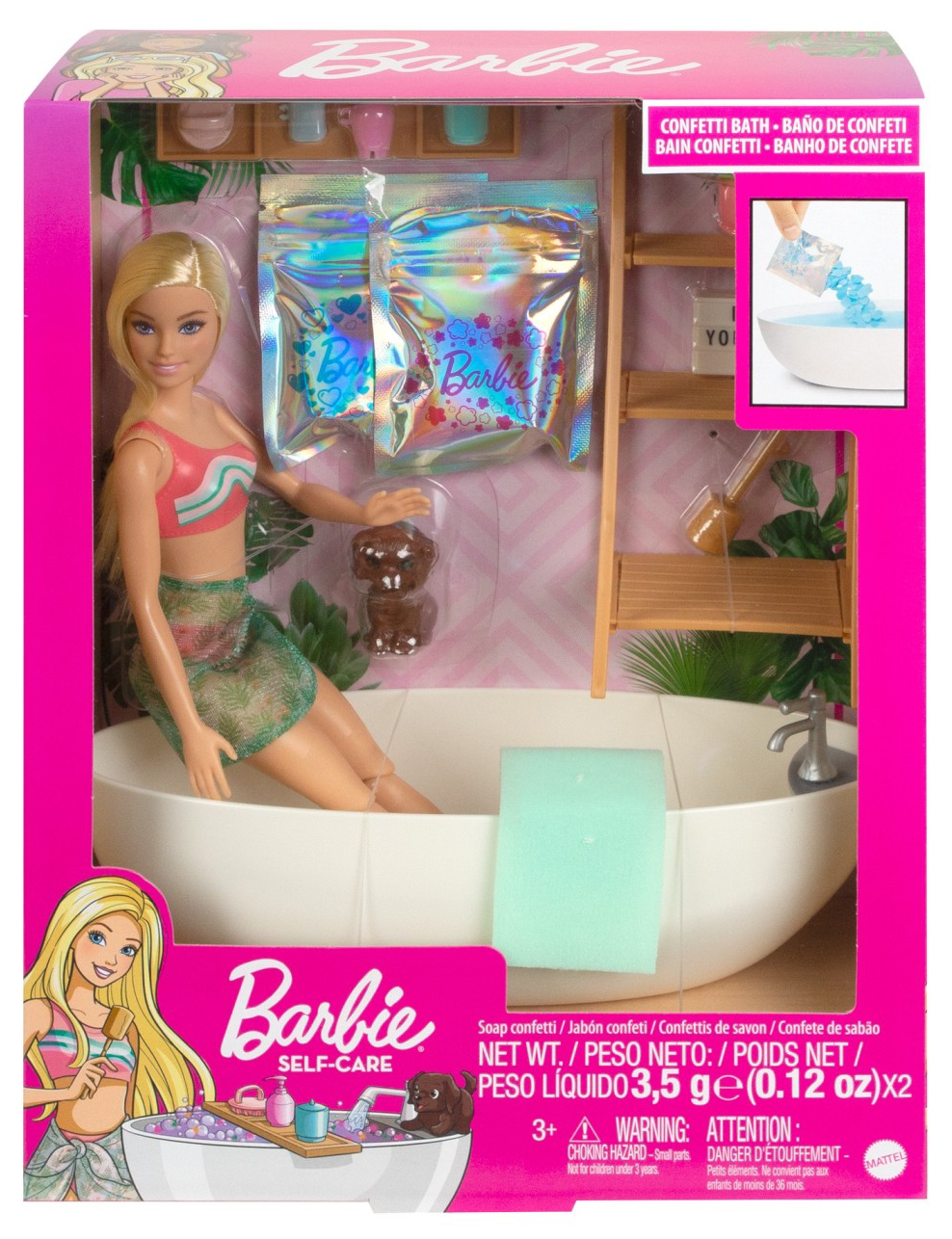 Papusa - Barbie Self-Care - Soap Confetti | Mattel - 8 | YEO