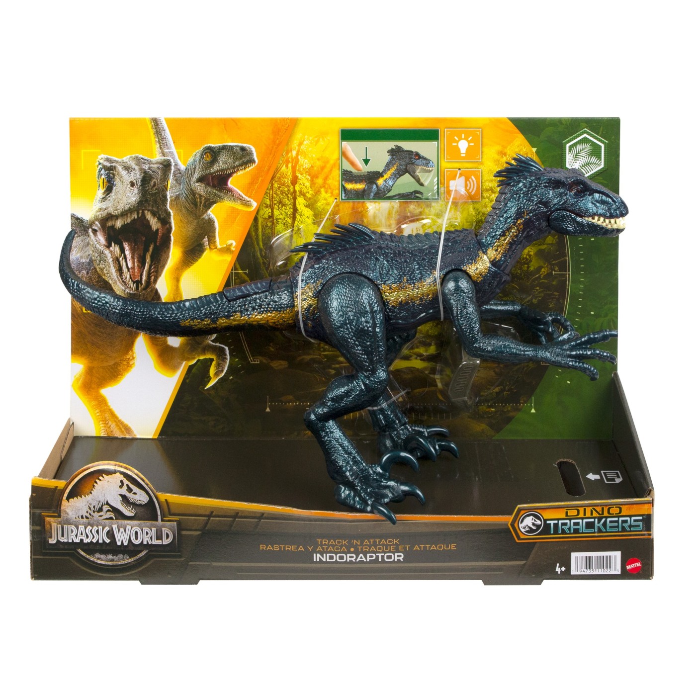 Figurina - Jurassic World - Dino Trackers: Indoraptor | Mattel