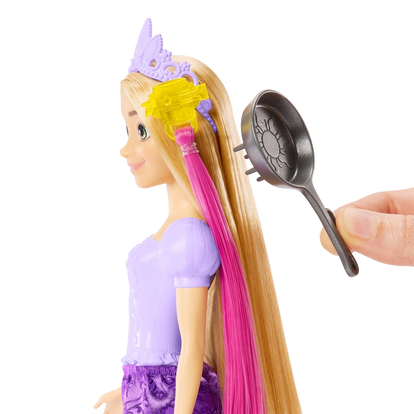 Papusa - Disney Princess - Fairy-Tale Hair Rapunzel | Mattel - 3 | YEO