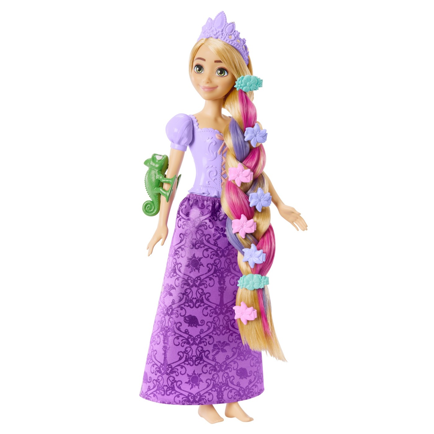 Papusa - Disney Princess - Fairy-Tale Hair Rapunzel | Mattel - 4 | YEO