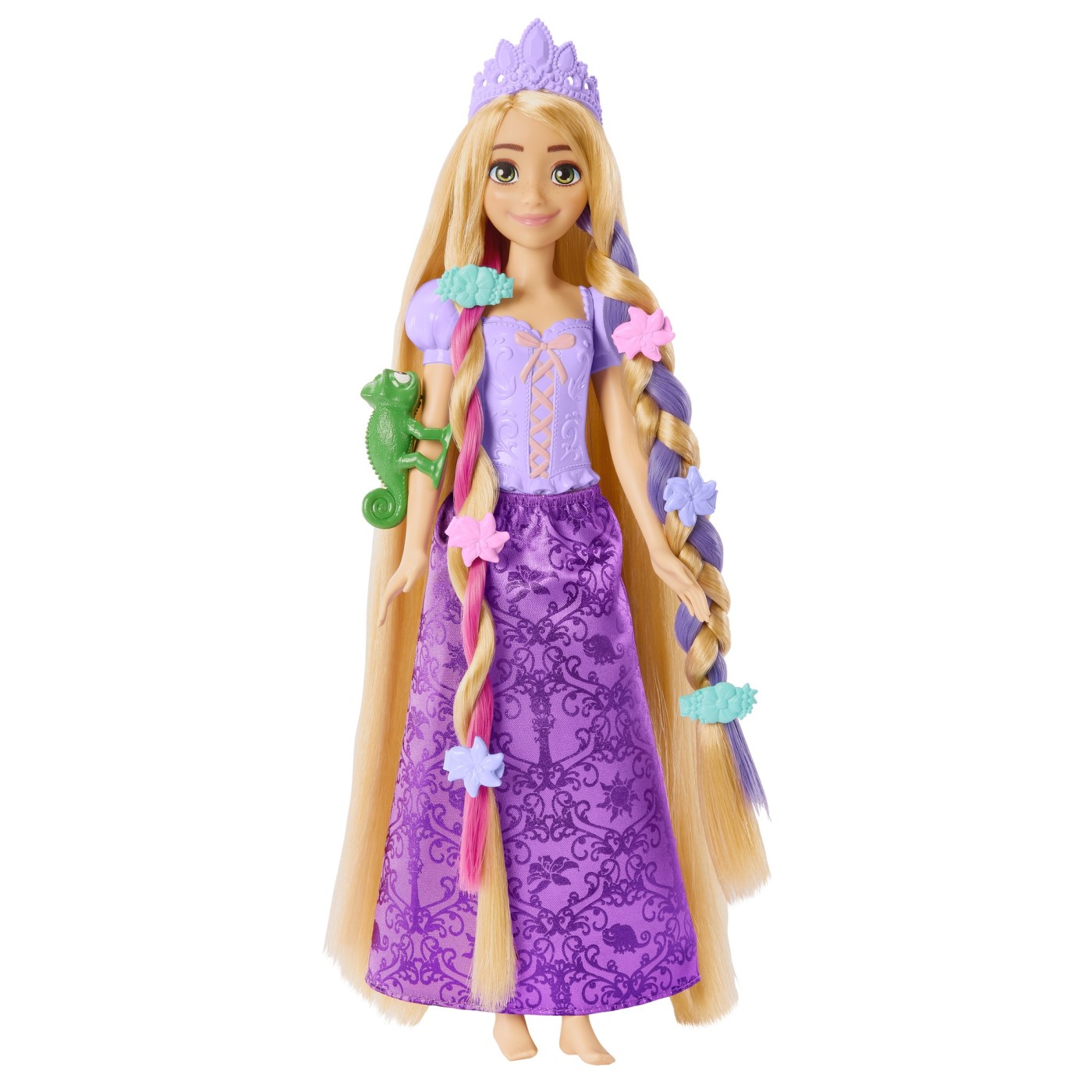 Papusa - Disney Princess - Fairy-Tale Hair Rapunzel | Mattel - 5 | YEO