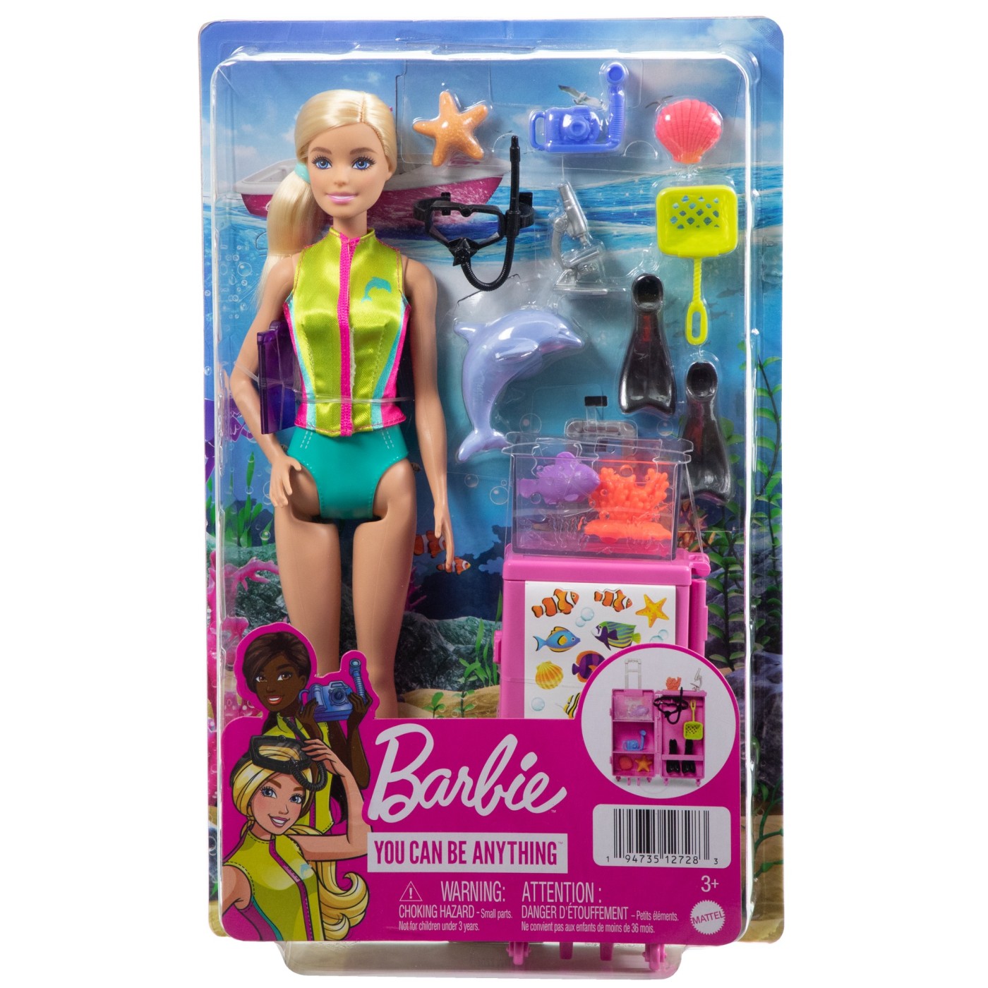 Papusa - Barbie You Can Be Anything - Marine Biologist | Mattel