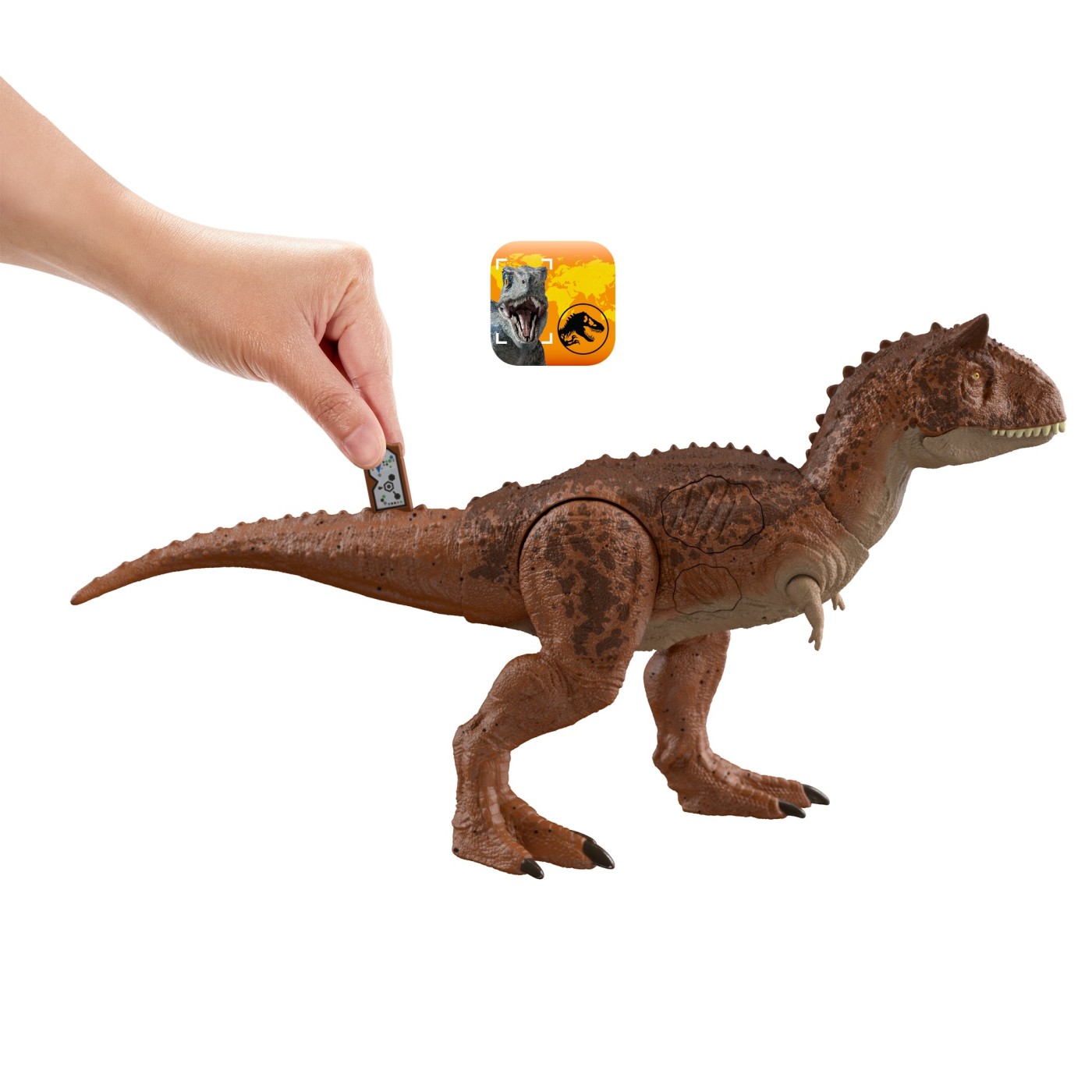 Figurina - Jurassic World - Epic Attack - Carnotaurus | Mattel - 4 | YEO