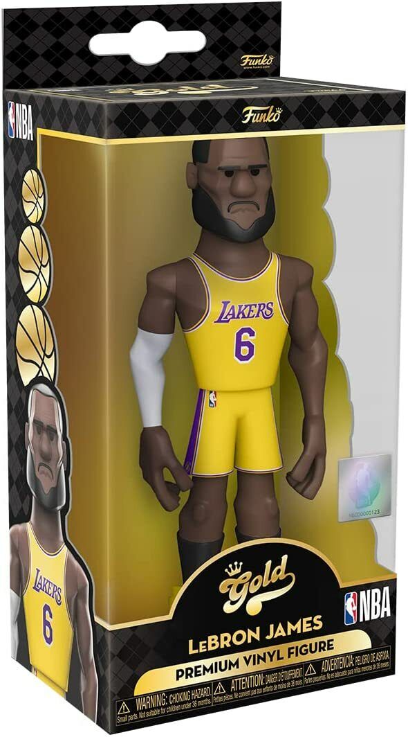 Figurina - Vinyl Gold - NFL - Lakers - LeBron James | Funko