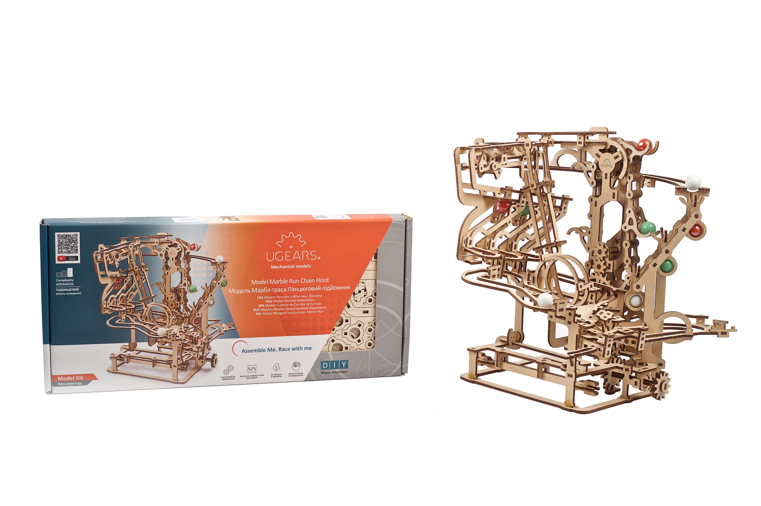 Puzzle mecanic - Marble Run Chain | Ugears - 1
