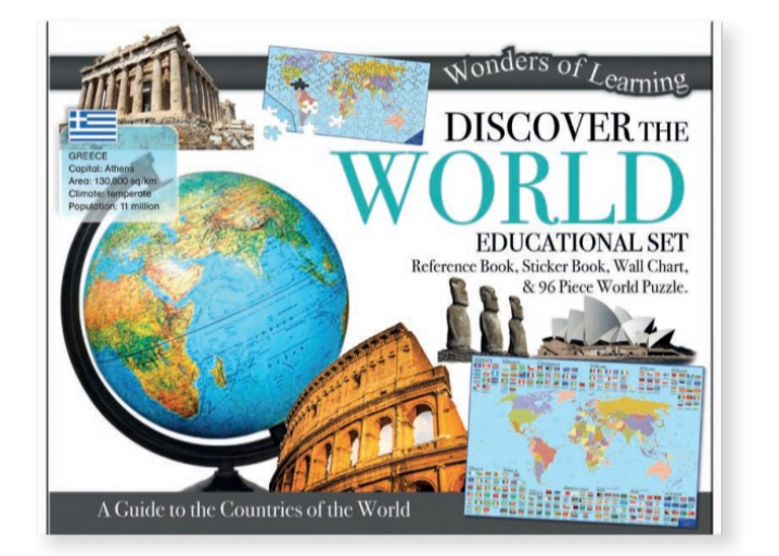 Puzzle 96 piese - Wonders of Learning - Discover the World | North Parade Publishing