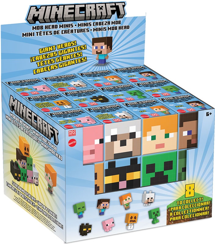 Figurina  - Minecraft Mob Head Minis | Mattel - 5 | YEO