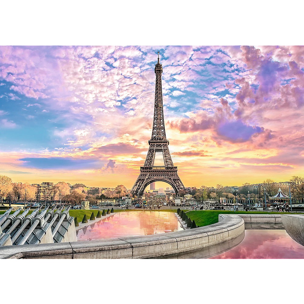 Puzzle 1000 piese - Turnul Eiffel | Trefl - 1