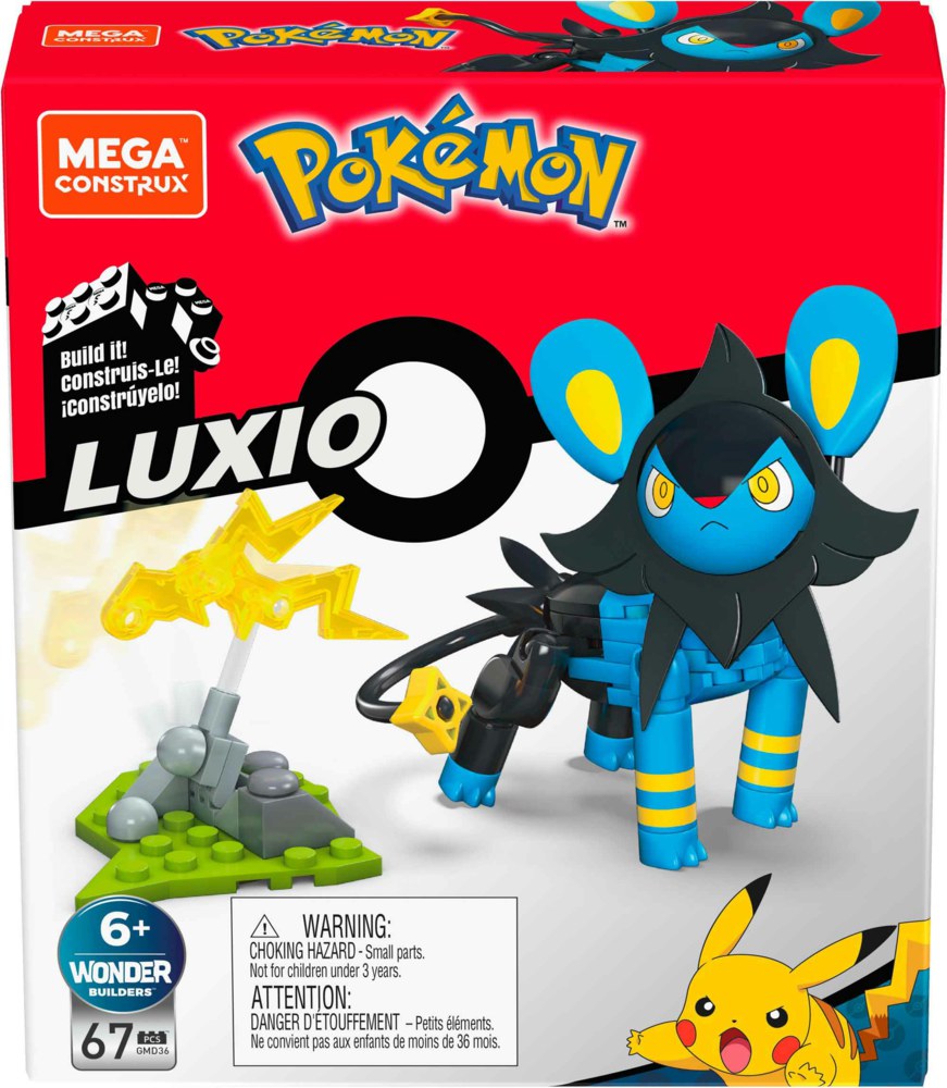 Pokemon - Mega Construx - Luxio | Mattel - 1 | YEO