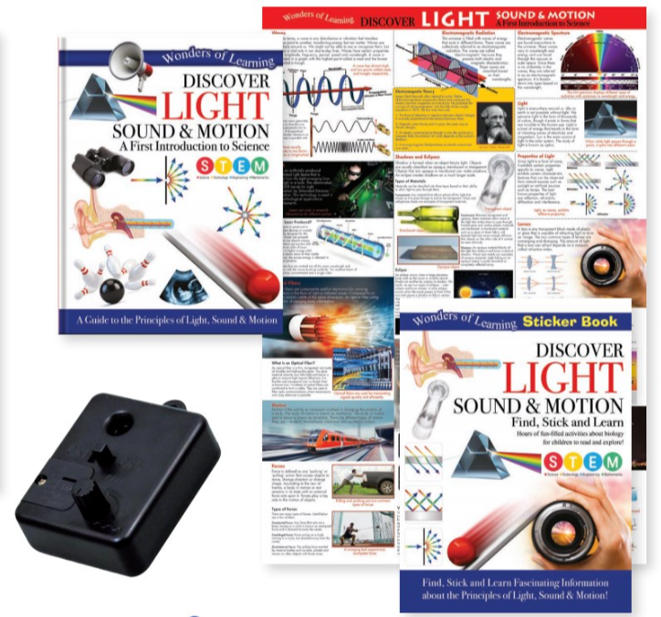 Set educational - Wonders of Learning - Light, Sound & Motion | North Parade Publishing
