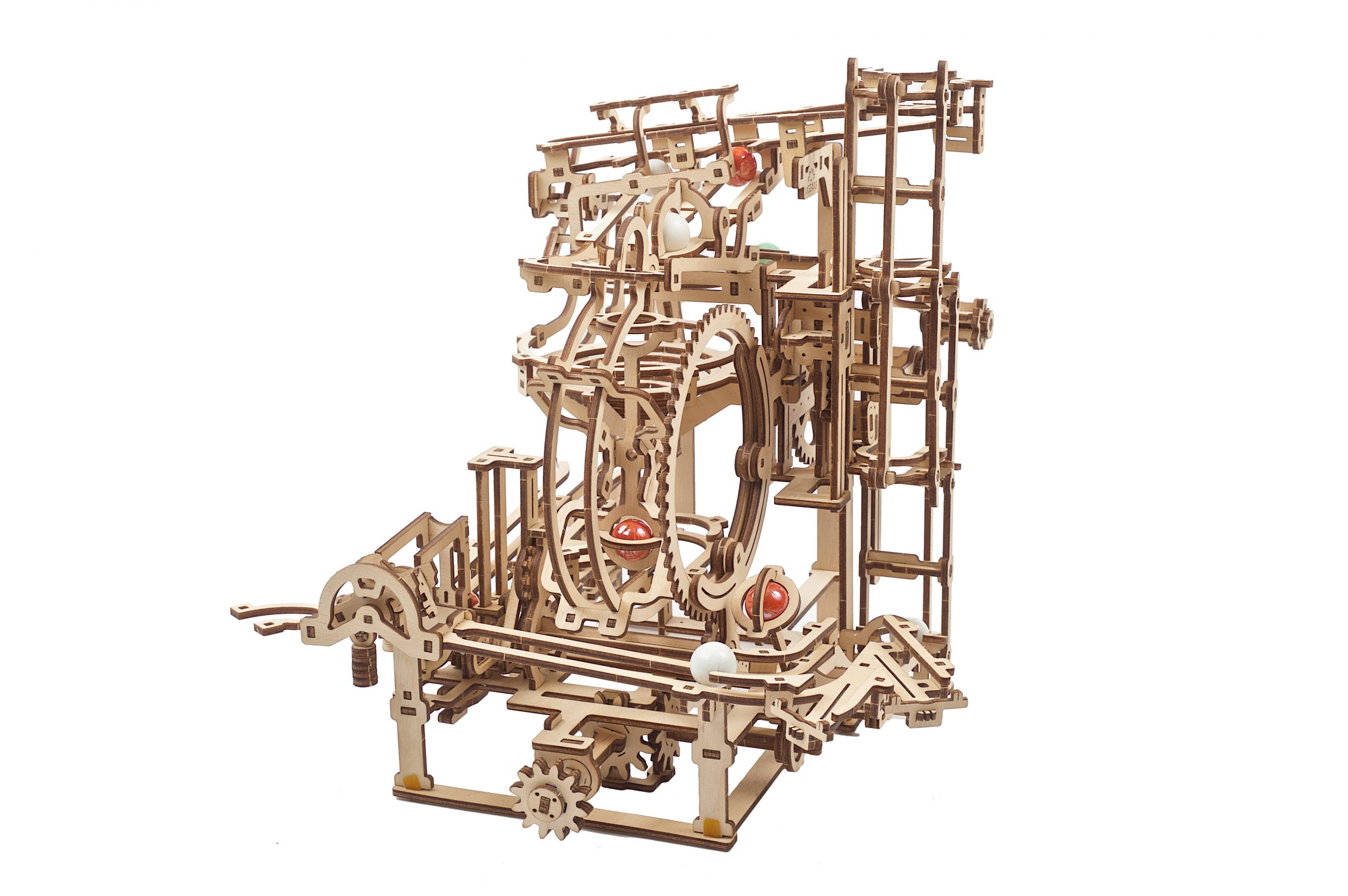 Puzzle mecanic - Marble Run Stepped Hoist | Ugears - 3